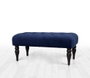 Atelier Del Sofa Banco Terciopelo Azul Marino 92x43x48 cm